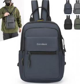 Men's Casual Lightweight Single Shoulder Sports Backpack Factory Fashion Style with Zipper Closure 
